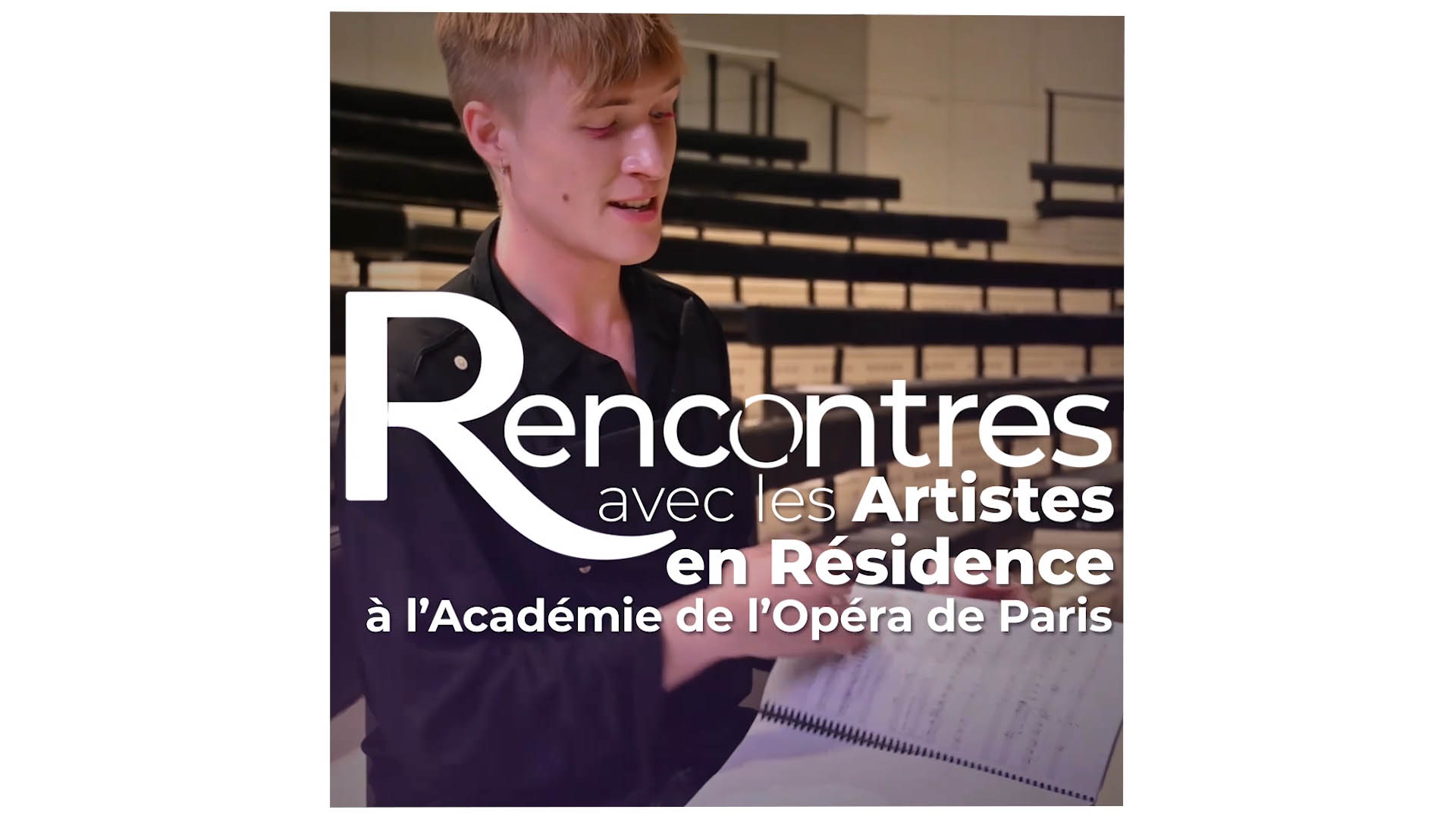 Photo de Raphaël Jacobs, artiste berlinois interdisciplinaire soutenu par Natixis, mécène du programme Musiciens en résidence