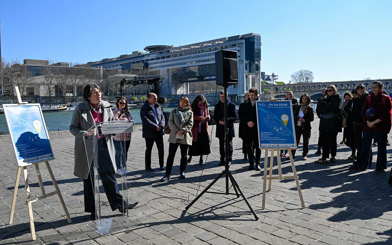 Tri en Seine event with all the stakeholders