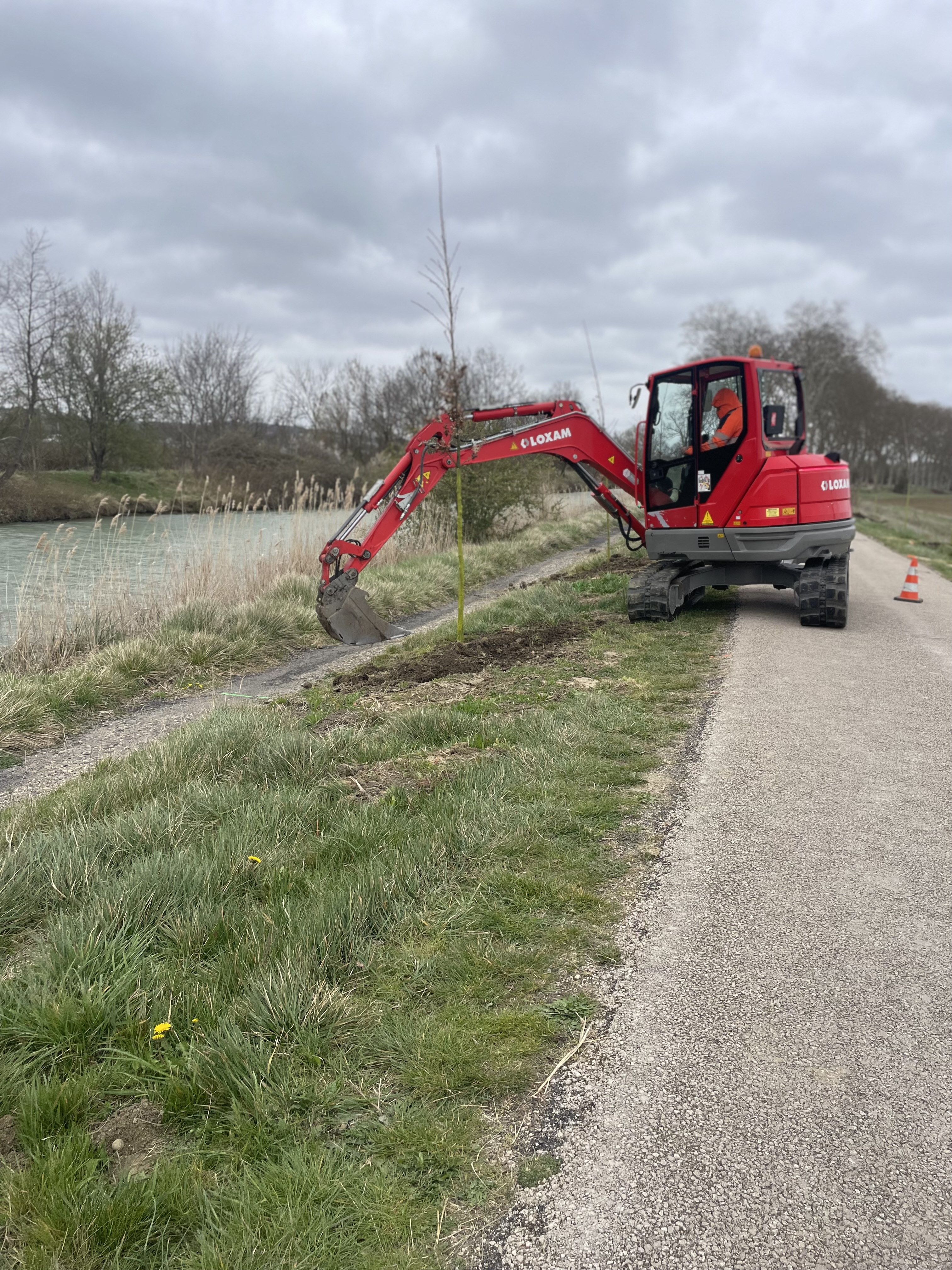 Visuel des bords du canal du midi
