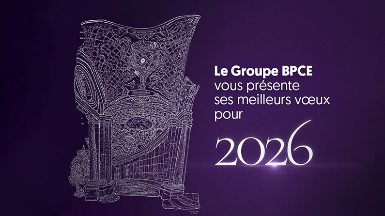 Visuel carte de voeux Groupe BPCE 2026