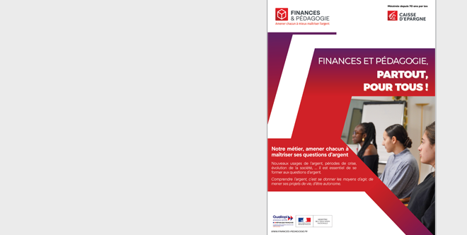 Vignette Plaquette institutionnelle Finances & Pédagogie 2025