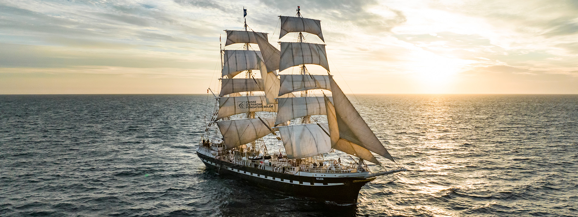 The three-masted Belem/ Caisse d’Epargne Belem Foundation