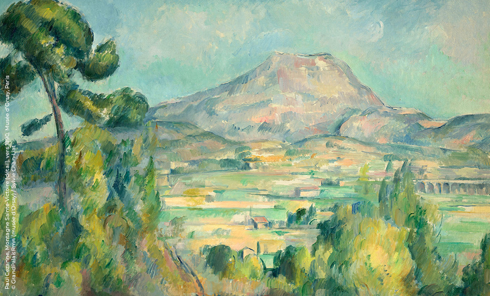 Paul Cezanne, Montagne Sainte Victoire (détail), vers 1890, Paris, Musée d’Orsay © GrandPalaisRmn (musée d'Orsay) / Sylvie Chan-Liat